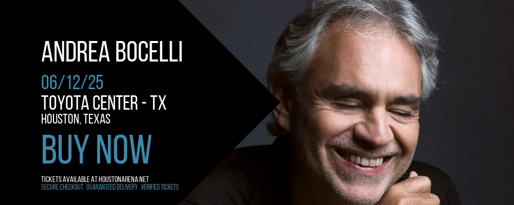 Andrea Bocelli at Toyota Center - TX